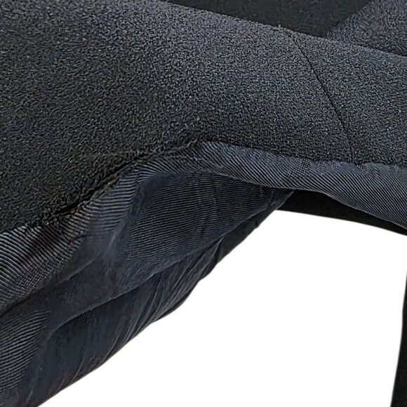 Zara Open Front Longlnie Blazer Vest, Black, Size M - Picture 9 of 9